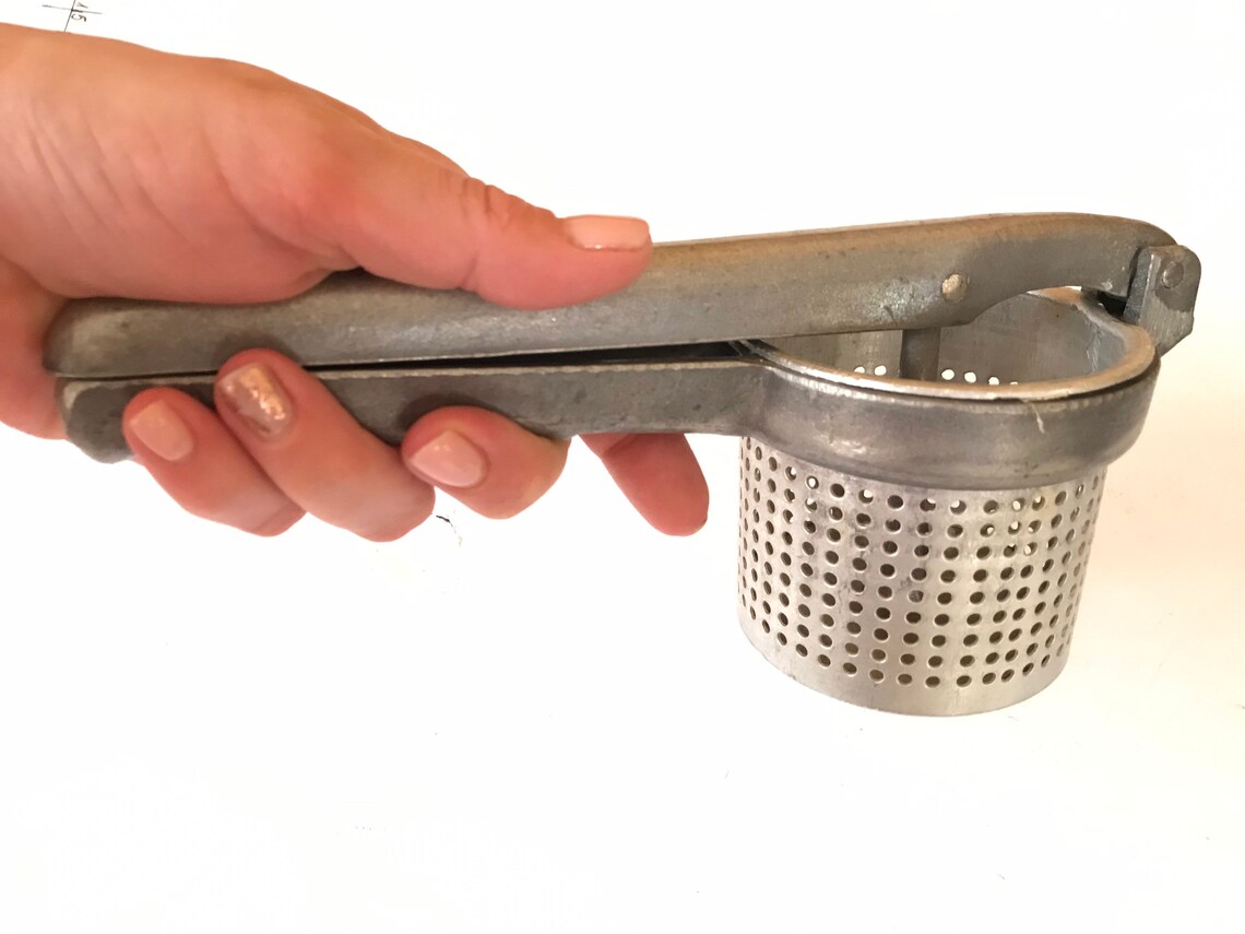Vintage Potato Press Toolantique Metal Potato Ricer Vintage Etsy UK
