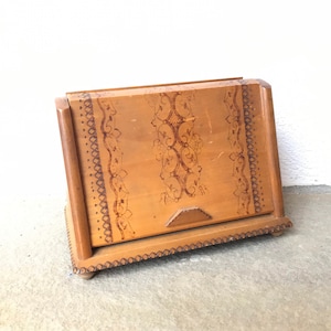 Grande scatola per sigarette - Organizer per sigarette in legno - Distributore di sigarette vintage - Portasigarette - Regalo per fumatori - Arredamento rustico per la casa