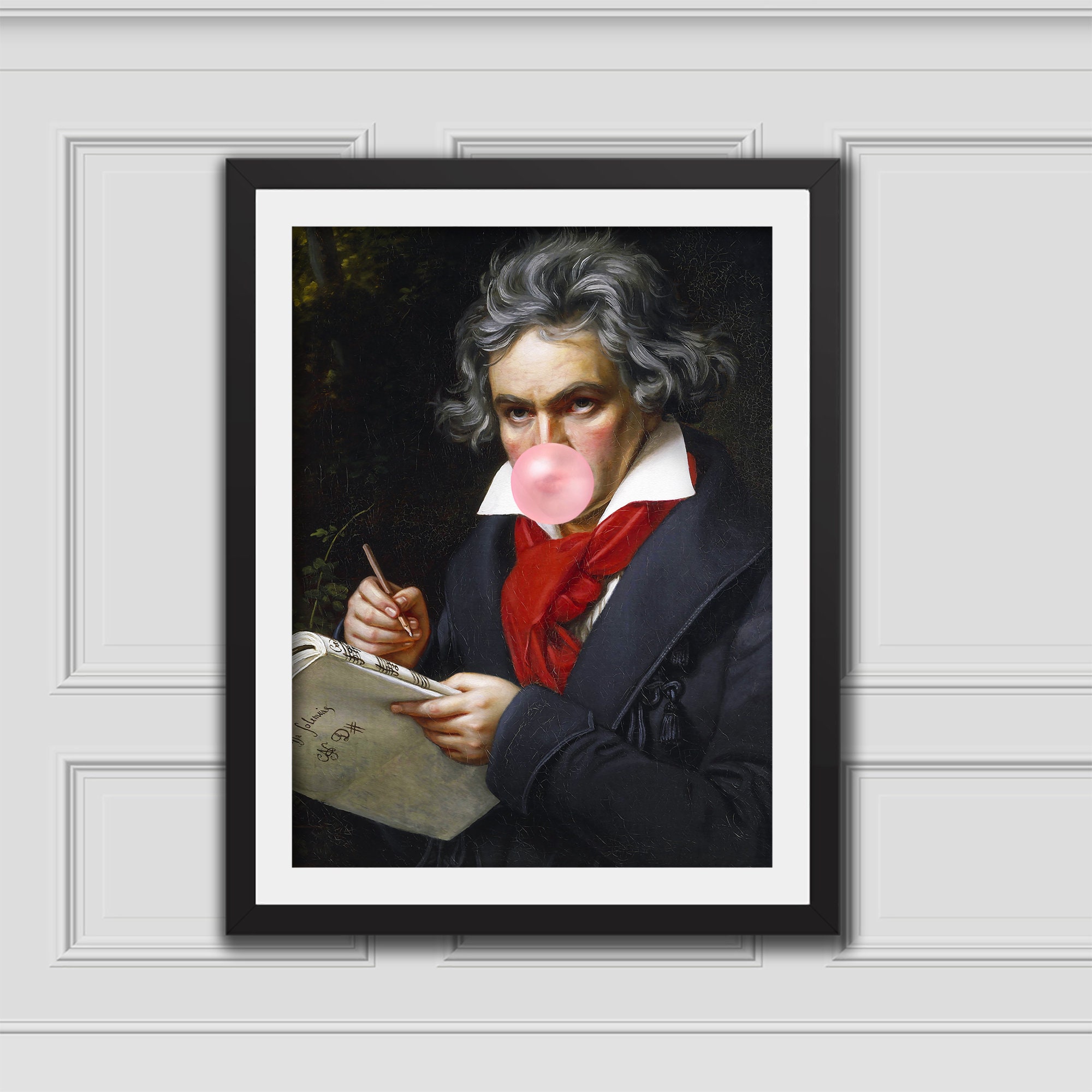 Beethoven painting - Etsy 日本