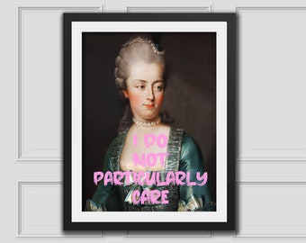 Maria Antonietta non mi interessa particolarmente la stampa, la pittura vintage alterata, la pittura di ritratto, l'arte stampabile, l'arte murale eclettica, l'arte alterata