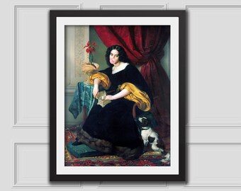 ルネサンス風アート、ヴィンテージ・チューダー絵画、アンティーク