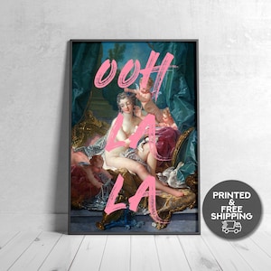 Ooh La La Venus Print, Bathroom Decor, Quote Printable Wall Art, Altered Art Print, Bathroom Wall Decor,Printed Wall Art,Eclectic Home Decor