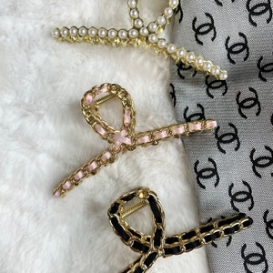 Fancy Chain and metal Hair Claw Clips