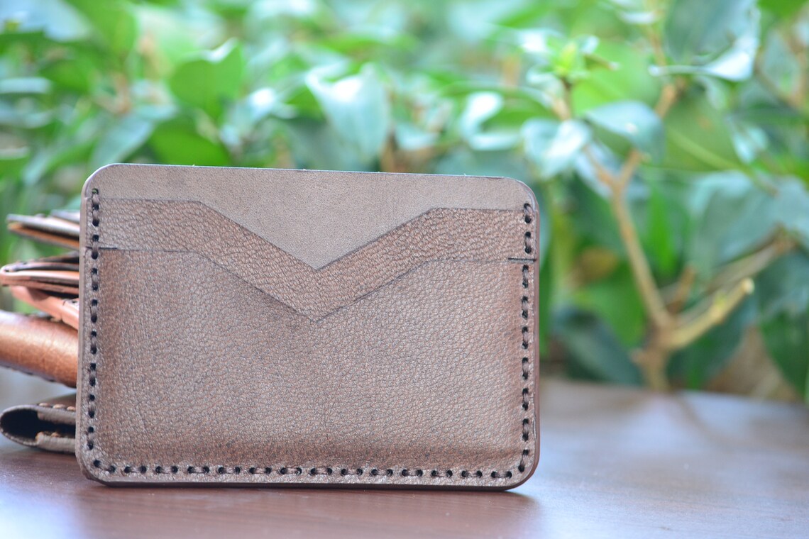 PDF Credit Card Holder Pattern Template Leather Wallet Etsy