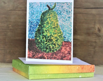 Painted Pear Note Cards