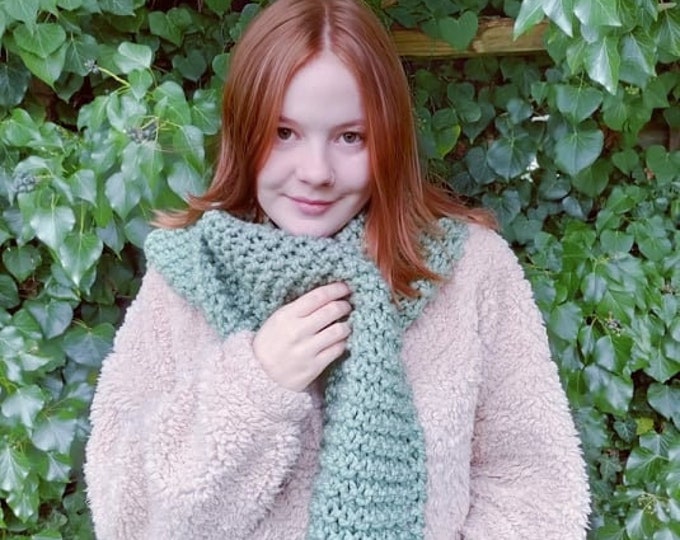 Complete Scarf Knitting Kit Perfect for Beginners, Super Chunky Scarf