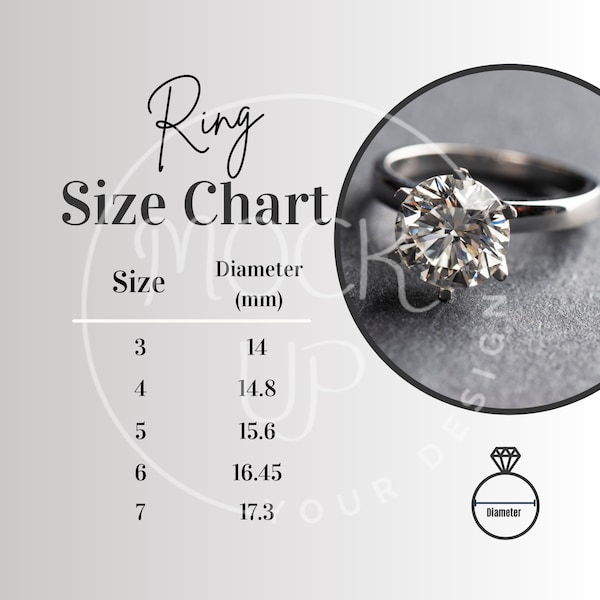 Ring Size Chart Diamond Ring Sizer Ring Size Finder Ring Size Measure International Ring Size Chart Ring Sizer Tool Ring Size Guide