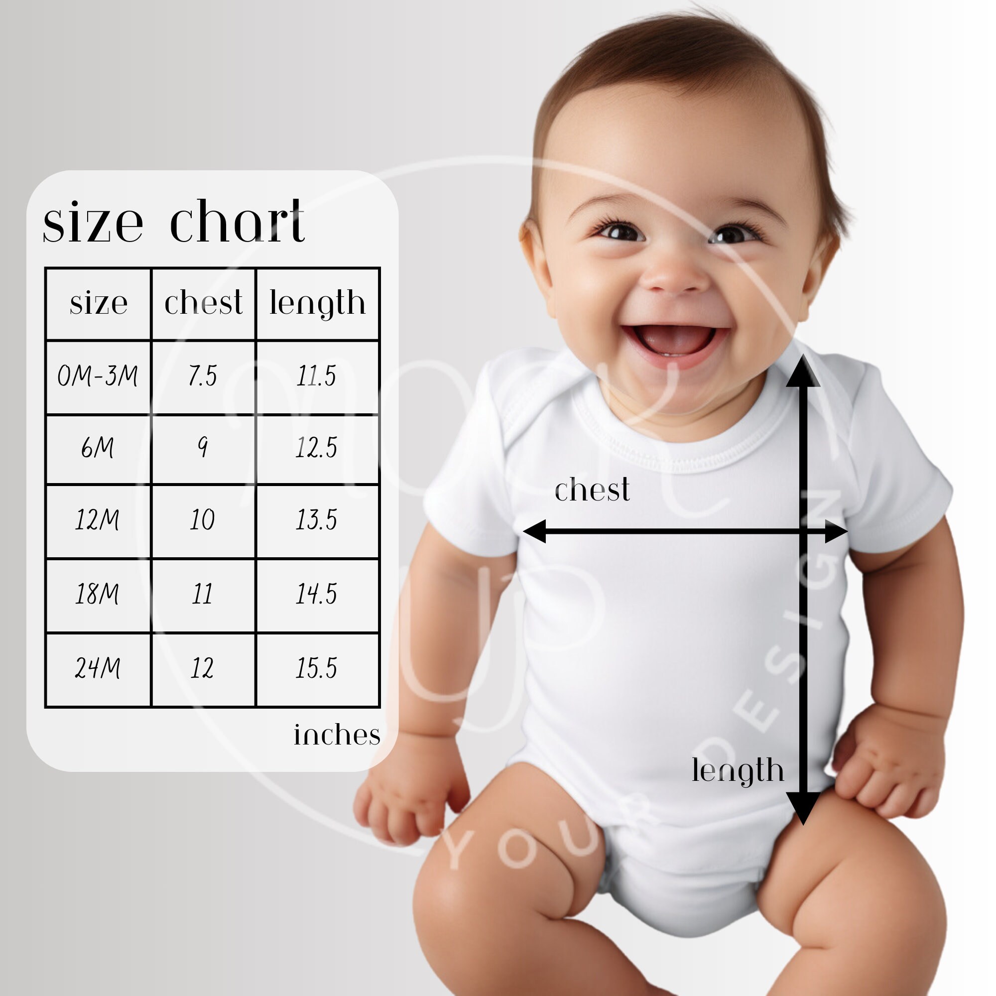 Boy Rabbit Skins 4400 Size Chart Mockup Tshirt Mockup Rabbit Skins