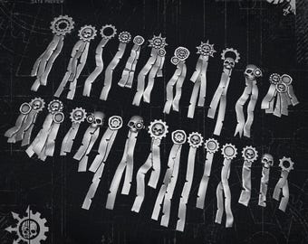 Mechanical Purity Seals (25x) - Resin 3D Print - for Tabletop Wargames