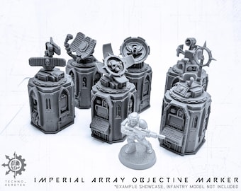 Imperial Objective Marker - Relay Stations  - for Narrative Wargame tabletop