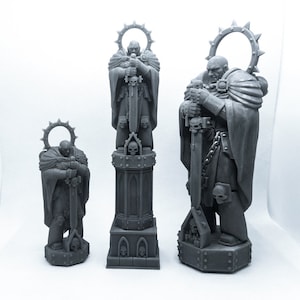 Imperial Statue - Honoured Veteran - Resin 3D Print Terrain | Terrain 28mm Tabletop Wargame