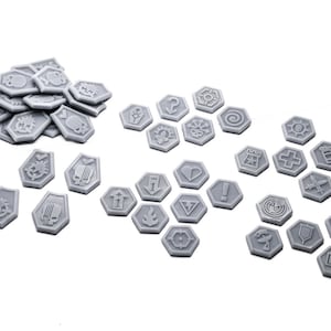 Kill Team 2021 Full Token Set - Resin Print - für 28mm Tabletop Skrimish Wargames