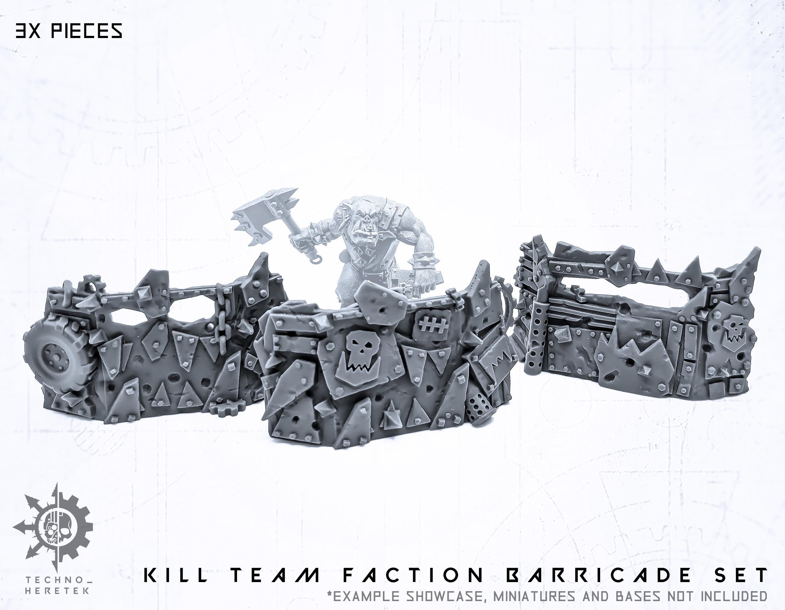Warhammer 40K Necron Dipinto A Mano - Cripta Verde Con Flayer Verde - Miniatura Singola - Foto 4