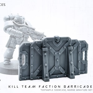 Kill Team Barricades - Resin Print - for Kill Team 2021, 28mm Tabletop Wargames