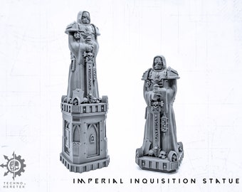 Imperial Inquisition Statue - Resin 3D Print Terrain for Grimdark Tabletop Wargame
