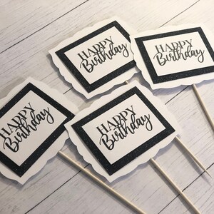 Birthday Party Decorations, Birthday Party Decor, Birthday Party for Women, Birthday Party for Men, Party Table Centerpieces, Cake Topper