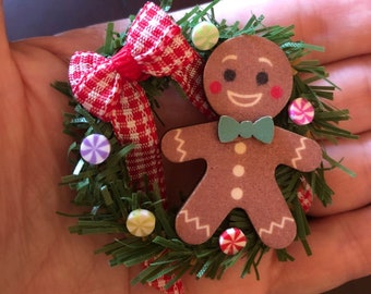 Gingerbread Man Wreath