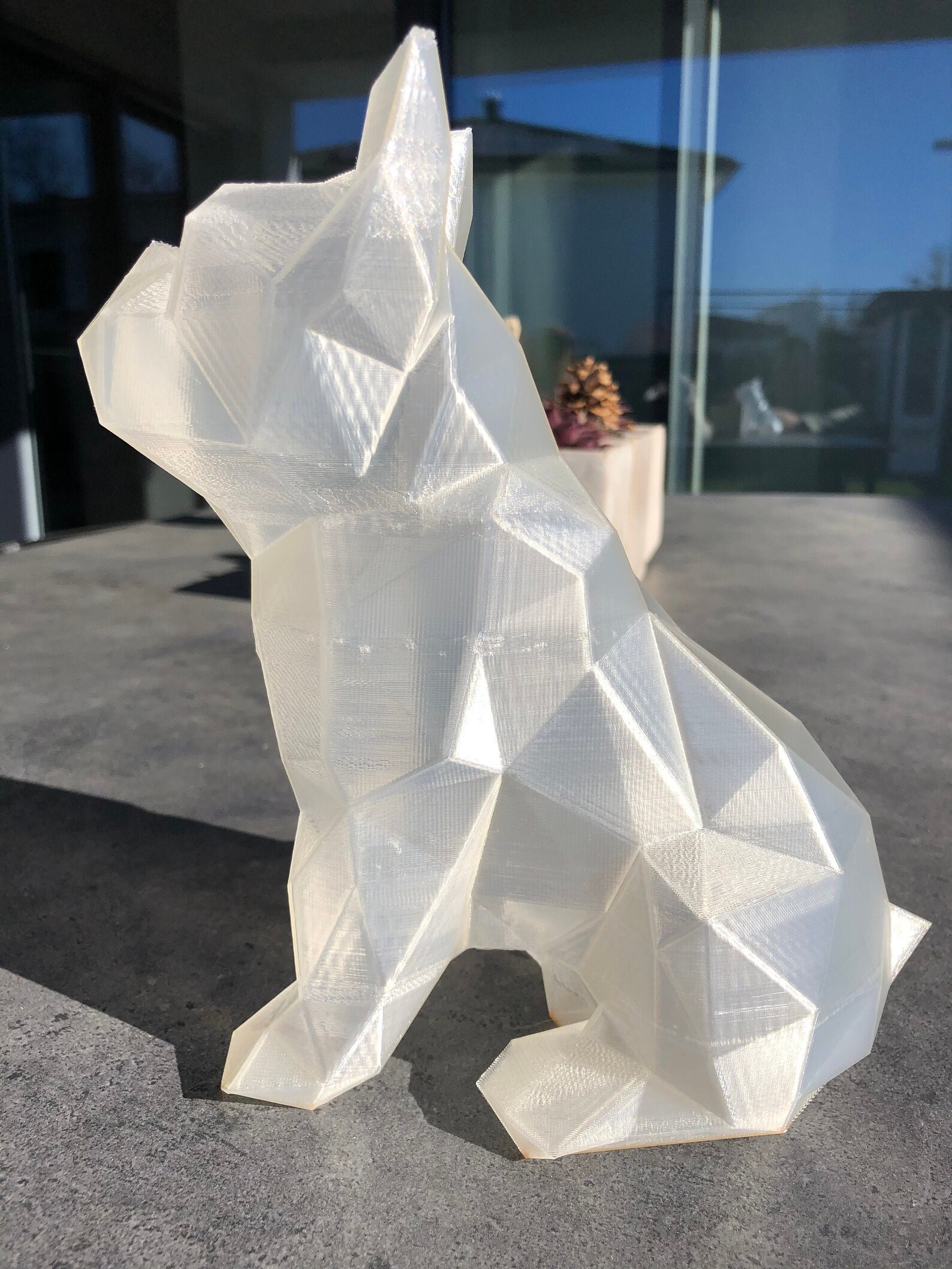 Bully Figure French Bulldog 3D Print Print Polygon Design