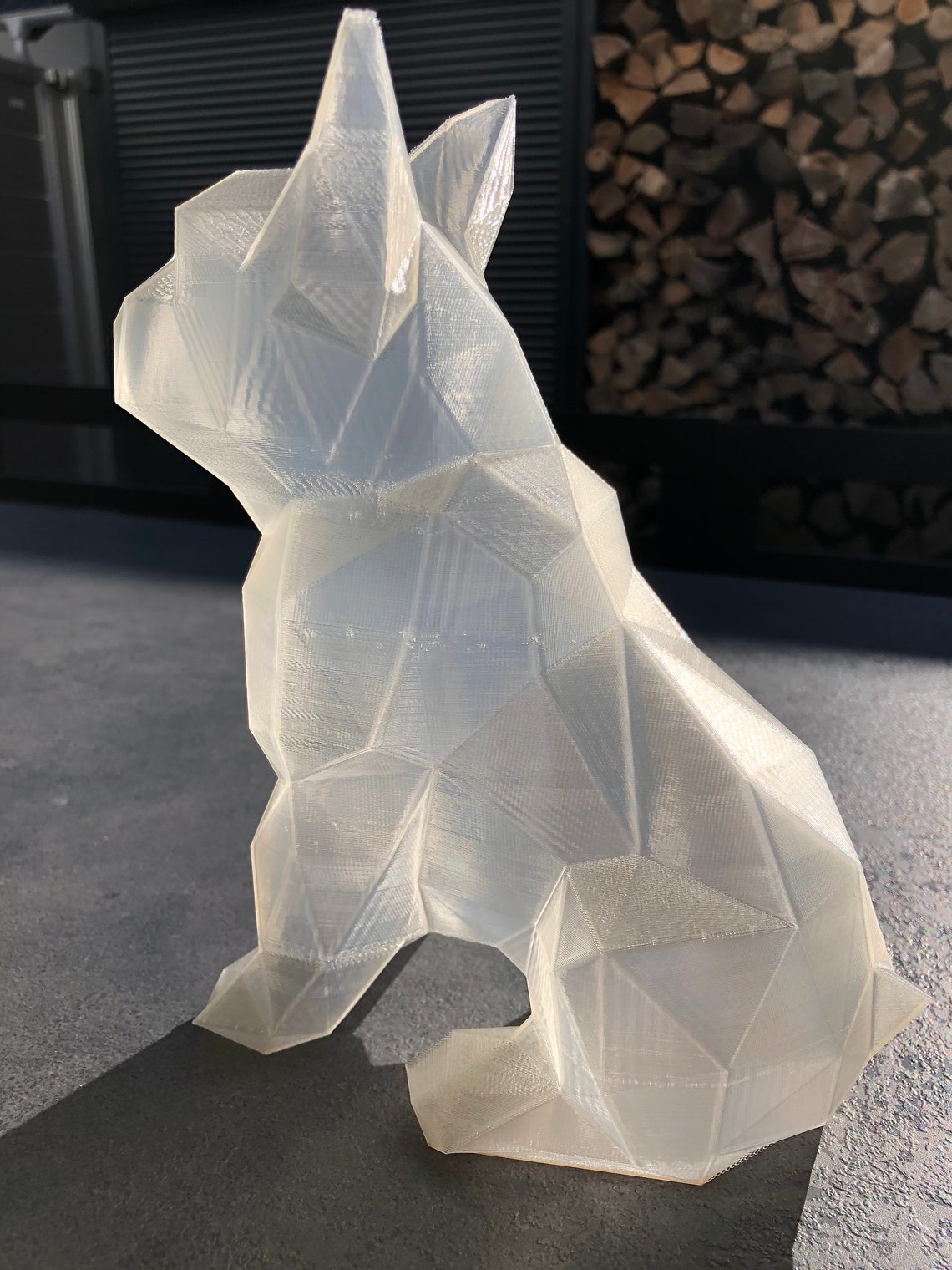 Bully Figure French Bulldog 3D Print Print Polygon Design