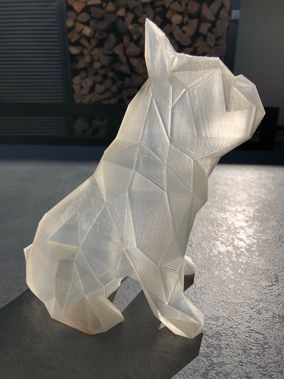 Bully Figure French Bulldog 3D Print Print Polygon Design