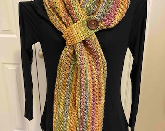 Winter Wishes Scarf with Fringe