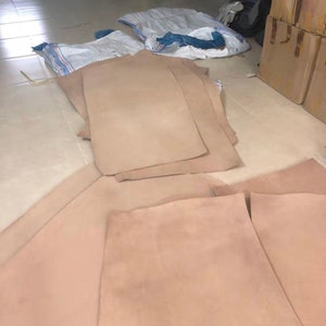 FULL GRAIN Tooling Vegetable Tanned Natural Leather All THICKNESS, Veg Leather Sheets for Crafts Belt, Wallet, Jewelry, Earring, bag,binding image 7