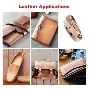 FULL GRAIN Tooling Vegetable Tanned Natural Leather All THICKNESS, Veg Leather Sheets for Crafts Belt, Wallet, Jewelry, Earring, bag,binding image 6