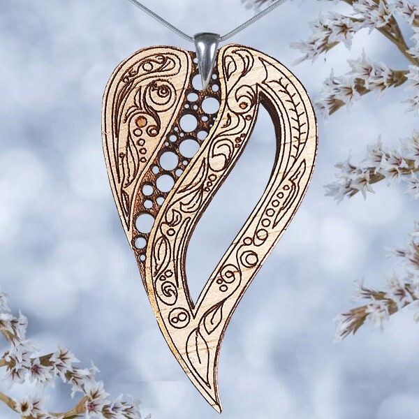 Laser Cut - Nature Jewelry design (SVG. digital only)