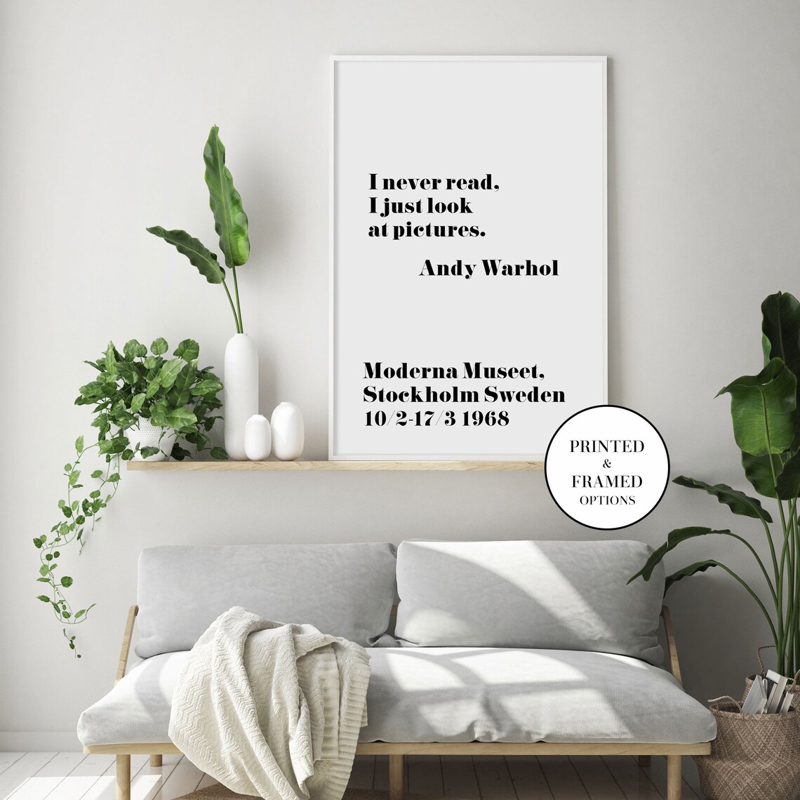 andy warhol i never read poster andy warhol i never read poster