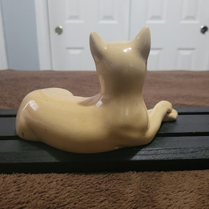 Siamese Ceramic Cat Blue Eyes