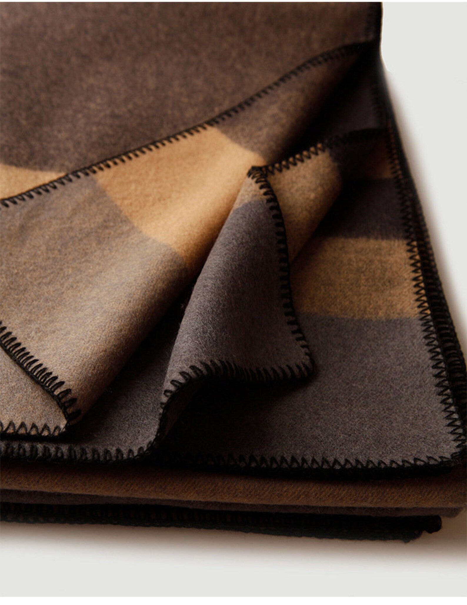 Striped jacquard wool blanket warm thick cashmere shawl Etsy