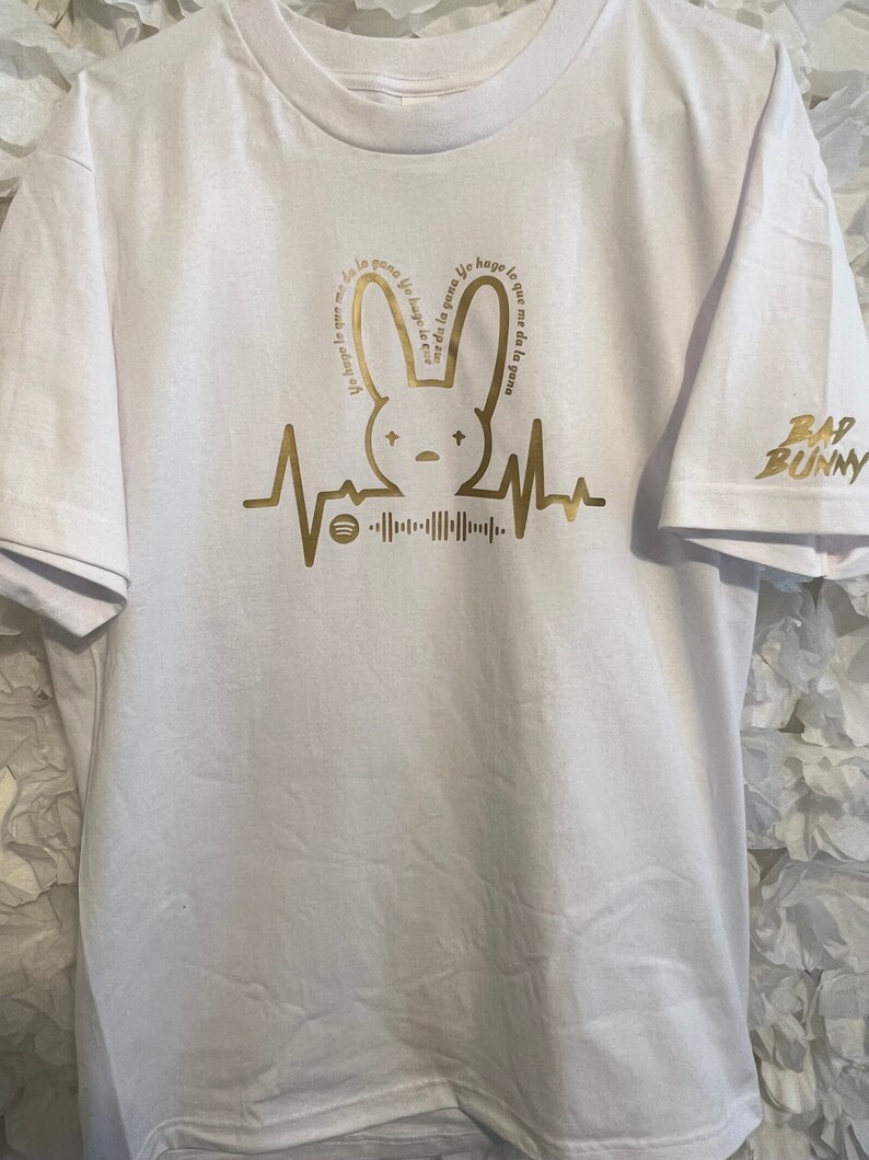 Bad Bunny yonaguni Spotify Code Shirt - Etsy