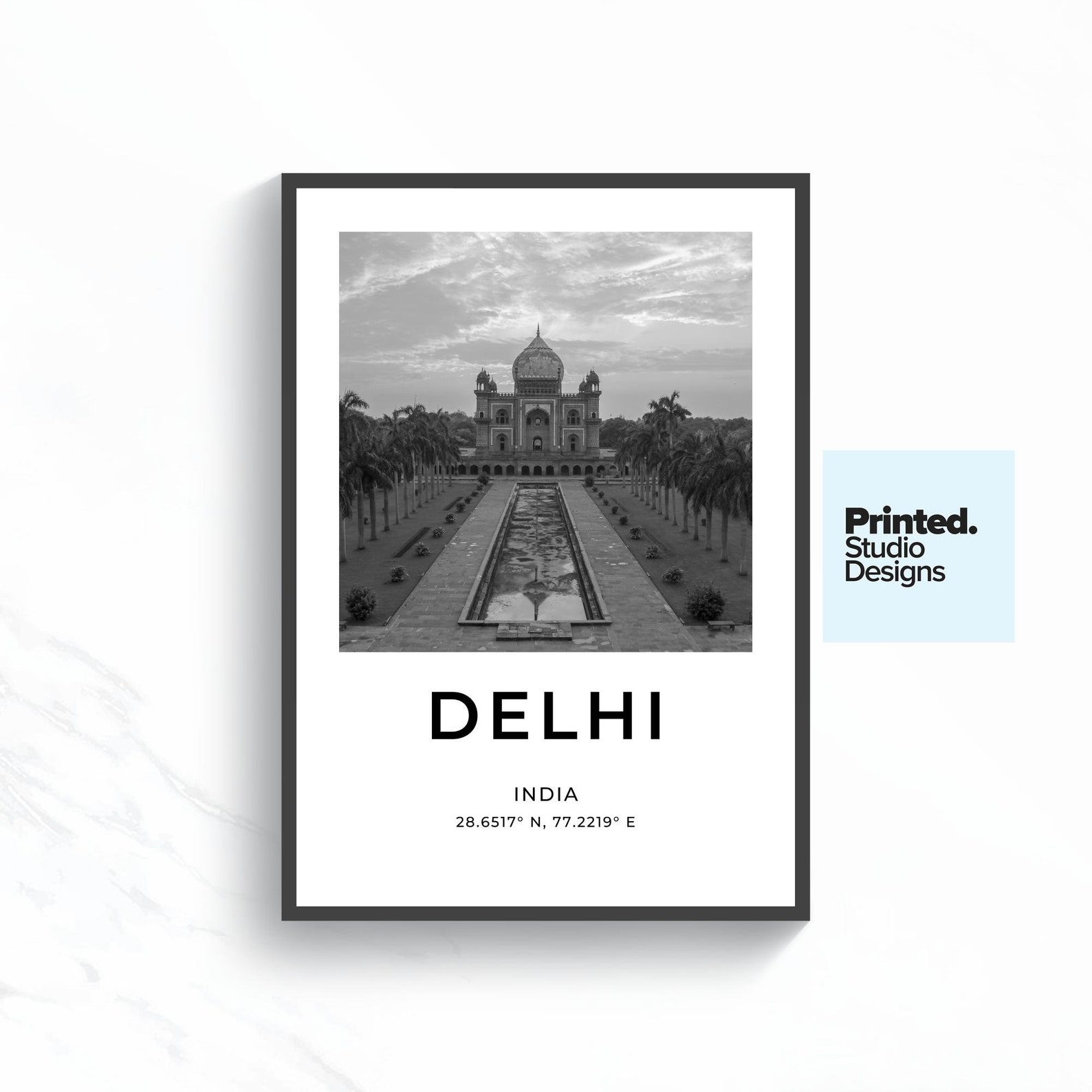Delhi Travel Poster India Poster Print Delhi Unframed Etsy