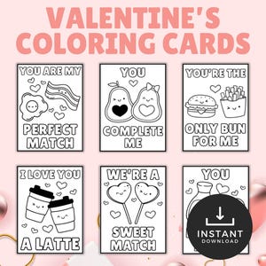 Valentinstagskarten, druckbare Valentinstagskarten, Valentinstagskarten für Kinder, druckbare Valentinstagskarten zum Ausmalen, Klassenzimmerkarten