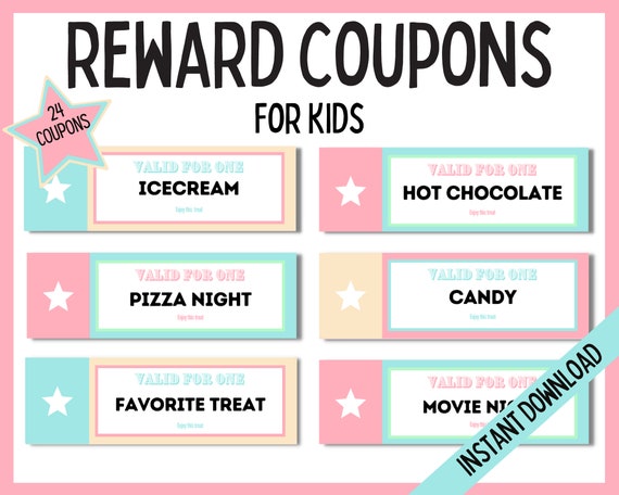 Teenager Printable Coupon Book perfect for Teens and Tweens