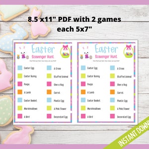 Easter Scavenger Hunt for Kids, Easter Fun, Easter Activity, Easter Party Games, Kids and Tween Party Games, Children Easter Printable Game image 4