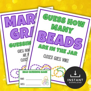 Gioco di indovinelli di Mardi Gras, gioco di gruppo di Mardi Gras stampabile, attività a tema Mardi Gras, New Orleans, giochi del martedì grasso, festa di Mardi Gras