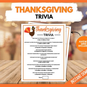 Thanksgiving Games Bundle, Selfie Scavenger Hunt, Find Someone Bingo, Thanksgiving Trivia, Thanksgiving Feud, Family Thanksgiving Fun image 2