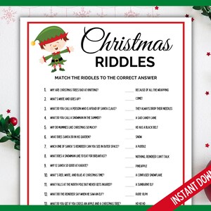 Christmas Games Bundle, Xmas Party Games Bundle Printables, Christmas Party Games, Holiday Games For Kids, 10 Printable Xmas Games image 6