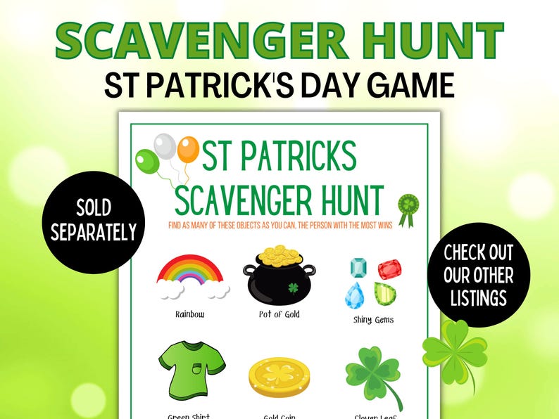 Roll and Color St Patricks Day Printable Game, St Patrick's Activity ...