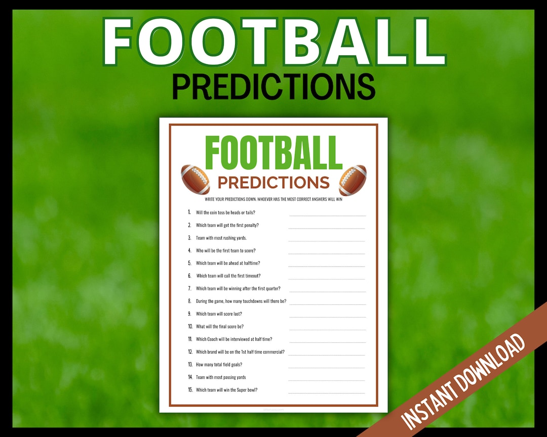 football predictions today
