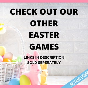 Kids Easter Egg Scavenger Hunt Game, Indoor Easter Treasure Hunt, Bunny Treasure Hunt Clues, Easter Egg Hunt, Easter Printables for Kids image 3