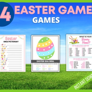 Ultimate Easter Games Bundle for Kids & Adults, Printable Easter Party Games, Easter Activity, Classroom Games, Fun Easter Activities image 2