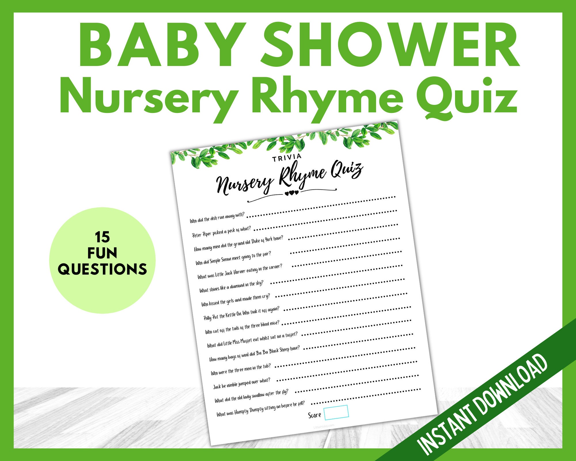 baby-shower-nursery-rhyme-quiz-baby-shower-printable-party-games-gender-neutral-baby-shower-games-greenery-design-baby-shower-quiz-etsy for Free Printable Nursery Rhyme Game Baby Shower Nursery Rhyme Quiz, Baby Shower Printable Party Games, Gender Neutral Baby Shower Games, Greenery Design Baby Shower Quiz - Etsy for Free Printable Nursery Rhyme Game