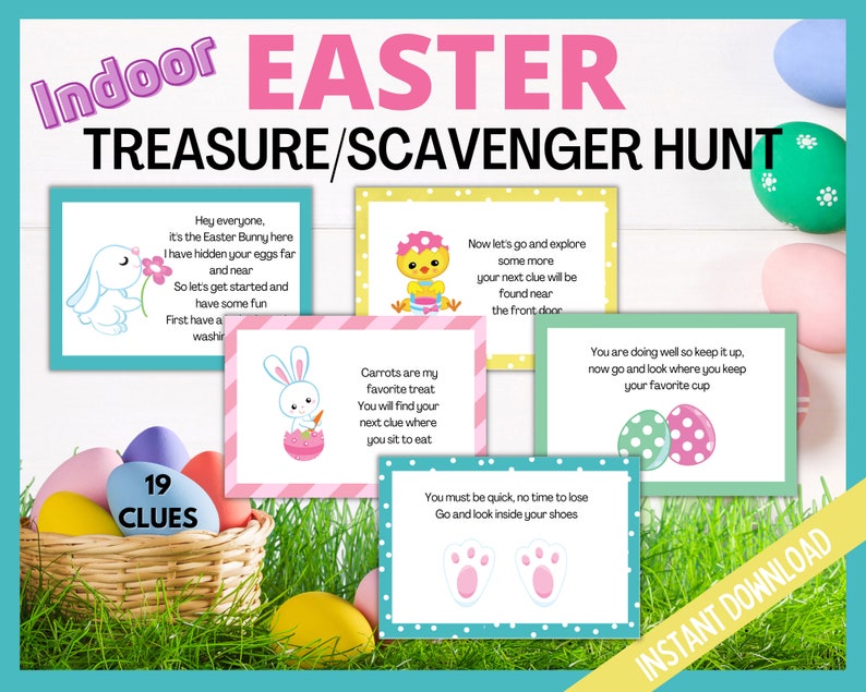 Indoor Easter Treasure Hunt