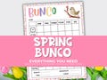 Spring Bunco Printable Party Pack and Scorecards, Bunco Game Rules, Tally Sheet, Download, Spring Party Game, Season Dice Game