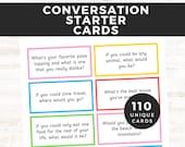 Conversation Starter Question Cards, Would you Rather, Road Trip game, Dinner Party Ice breaker, Family Questions, Teen, Kids