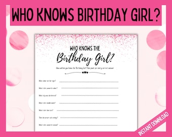Chi conosce la festeggiata, Giochi per feste di compleanno per adulti, Quanto bene conosci la sua festa, Giochi divertenti di compleanno per donne, Giochi per adolescenti