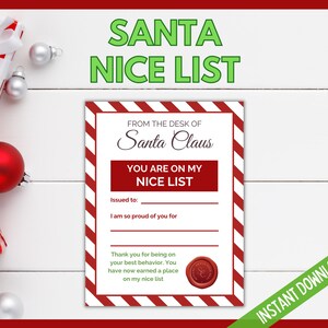 Christmas Letter From Santa, Santa Warning Letter, Bad Behavior Warning Letter, Nice List Letter, Naughty List Letter, Naughty List Warning image 4