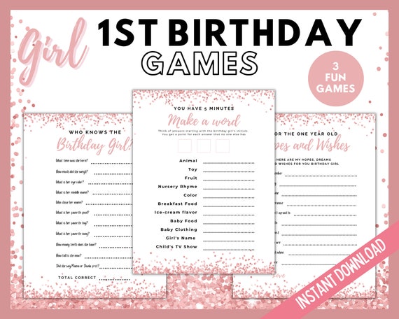 Party games for on sale girls